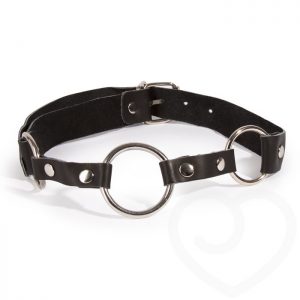 Bondage Boutique Advanced Leather and Metal O-Ring Gag