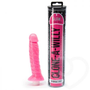 Clone-A-Willy Glow In The Dark Pink Vibrator Moulding Kit