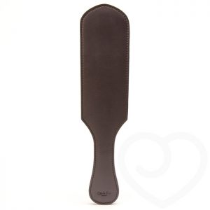 Coco de Mer Brown Leather Paddle