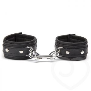 DOMINIX Deluxe Leather Ankle Cuffs