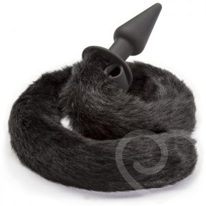 Frisky Faux Fur Cat Tail Silicone Butt Plug
