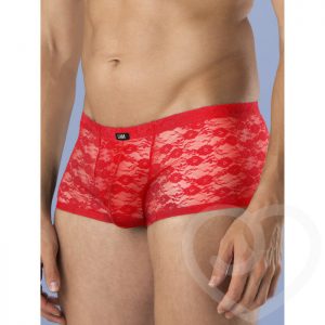 LHM Red Lace Boxer Shorts