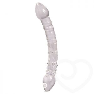 Lovehoney Double Ended Textured Sensual Glass Dildo