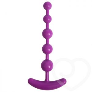 Pure Anal Beads with T-Bar Handle 6.5 Inch