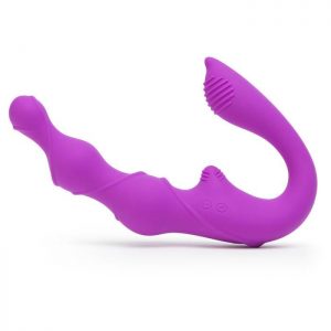 Come Together USB Rechargeable Vibrating Silicone Strapless Strap-On