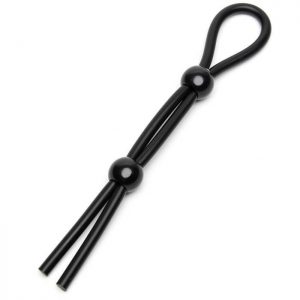 Rascal Double Leash Adjustable Silicone Cock Ring
