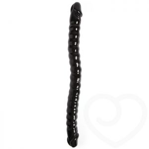 Basix Ribbed Double Ended Dildo 18.5 Inch