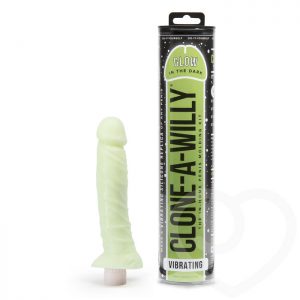 Clone-A-Willy Glow In The Dark Green Vibrator Moulding Kit