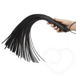 DOMINIX Deluxe Thick Leather Flogger 20 Inch - DOMINIX