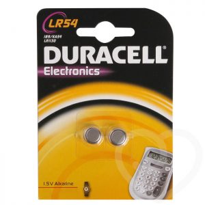 Duracell Alkaline LR54 Batteries (2 Pack)