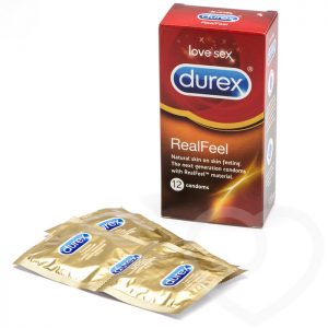 Durex Real Feel Non Latex Condoms (12 Pack)