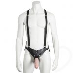 King Cock Unisex Hollow Strap-On Suspender System 8 Inch - King Cock