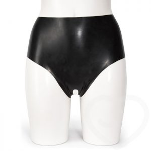 Latex Crotchless Knickers