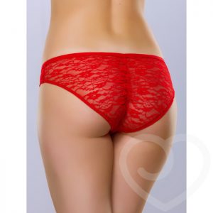 Lovehoney Flirty Red Lace Brief
