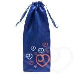 Lovehoney Satin Drawstring Toy Bag Blue - Lovehoney