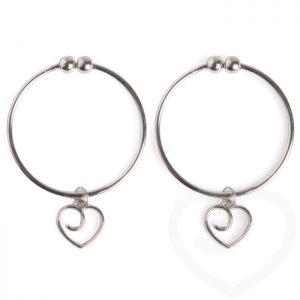 Lovehoney Tease Me Nipple Rings with Heart Charms