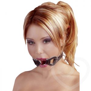 Metal and Faux Leather Advanced O-Ring Gag