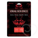 Oral Sex Dice: Lick Suck Blow Kiss - Pipedream