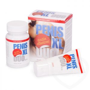 Penis XL Duo Pills and Cream Performance Enhancer Set