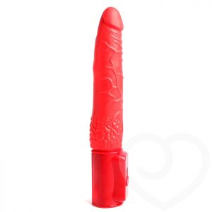 Red Hot Thrusting 7.5 Inch Vibrator