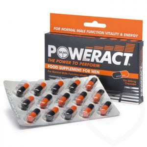 Skins Poweract Performance Pills for Men (15 Capsules)