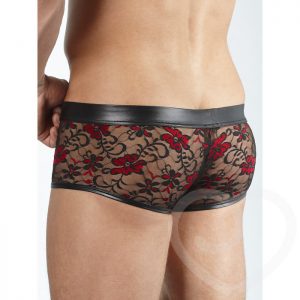 Svenjoyment Wet Look and Lace Boxers