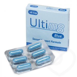 Ultim8 Blue Sexual Support Formula for Men (6 Capsules)