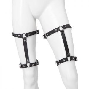 DOMINIX Deluxe Leather Leg Harness (2 Pack)