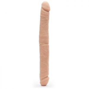 Doc Johnson Ragin’ D Veined Double-Ended Realistic Dildo 16 Inch
