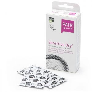 Fair Squared Sensitive Dry Vegan Condoms (10 Pack)