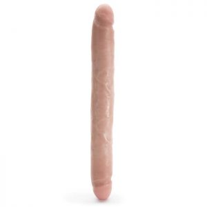 King Cock Slim Ultra Realistic Double-Ended Dildo 12 Inch