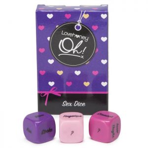 Lovehoney Oh! Roll Play Foreplay Dice (3 Pack)
