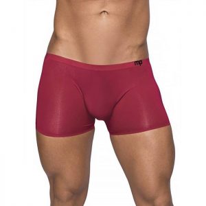 Male Power Seamless Sleek Shorts with Sheer Pouch