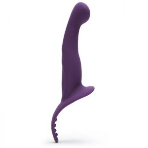 Silicone Strap-On G-Spot Dildo With Perfect Fit Angle