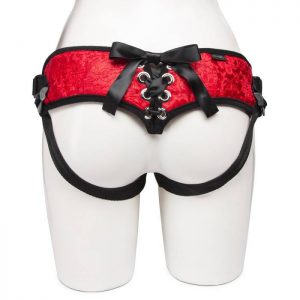 Sportsheets Chantilly Lace Extra Support Corset-Back Unisex Strap-On Harness