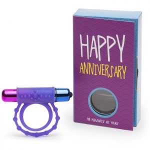 Happy Anniversary Couple’s Vibrating Cock Ring Gift