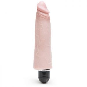 King Cock Extra Quiet Vibrating Realistic Dildo 8 Inch