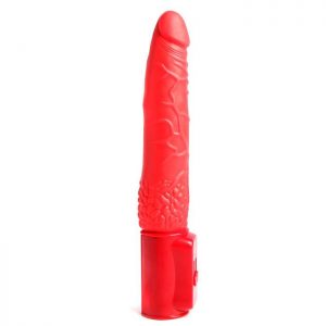 Red Hot Thrusting Vibrator 7.5 Inch