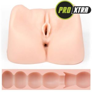 THRUST Pro Xtra Hayley Ribbed Realistic Vagina and Ass 1.1kg