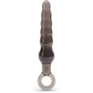 BASICS Beaded Anal Prober with Finger Loop 5.25 Inch