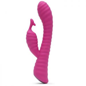 INYA Rechargeable Extra Powerful Ribbed Rabbit Vibrator