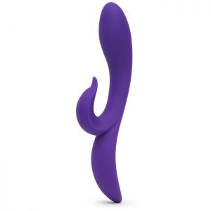 Pure Lilac Rechargeable 10 Functions Slim Rabbit Vibrator