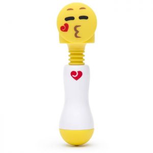Oh-Moji Kisses Rechargeable Mini Wand Vibrator