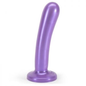 Tantus Silk Large Purple Silicone Dildo 6 Inch