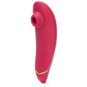 Womanizer Premium Rechargeable Smart Silence Clitoral Stimulator Red