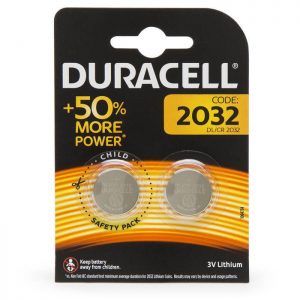 Duracell CR2032 Batteries (2 Pack)