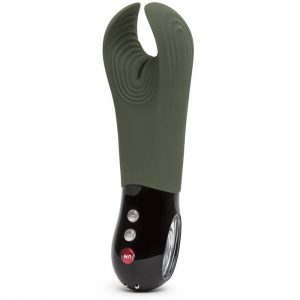 Fun Factory Manta Green Rechargeable Vibrating Male Stroker
