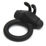 10 Function Rechargeable Vibrating Rabbit Cock Ring - Unbranded