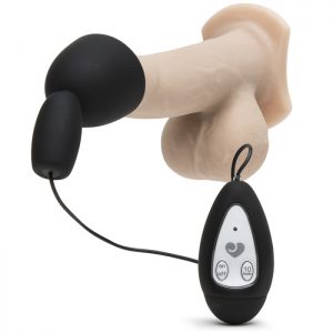 10 Function Silicone Vibrating Penis Head Stimulator