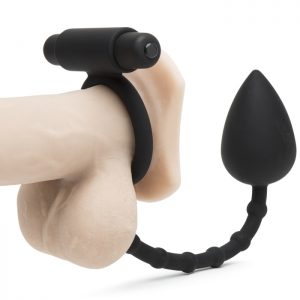 5 Function Silicone Cock Ring and Butt Plug